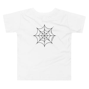 Halloween Spiderweb Toddler Short Sleeve Tee Shirt