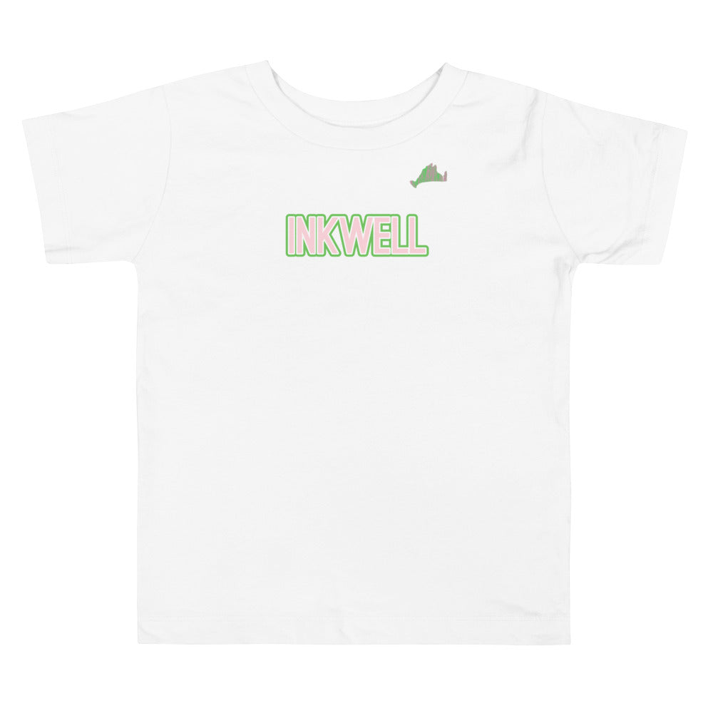 Inkwell Pink/Green Toddler Tee