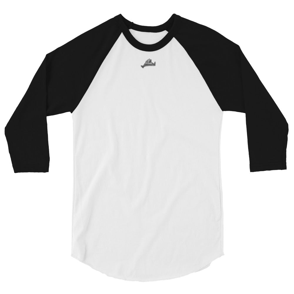 MonoChrome-3/4 sleeve raglan shirt