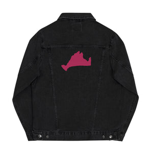 Pink Unisex Adult Denim Jacket