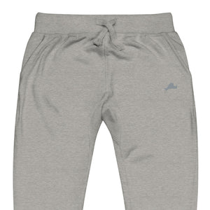 Gray Unisex Fleece Sweatpants