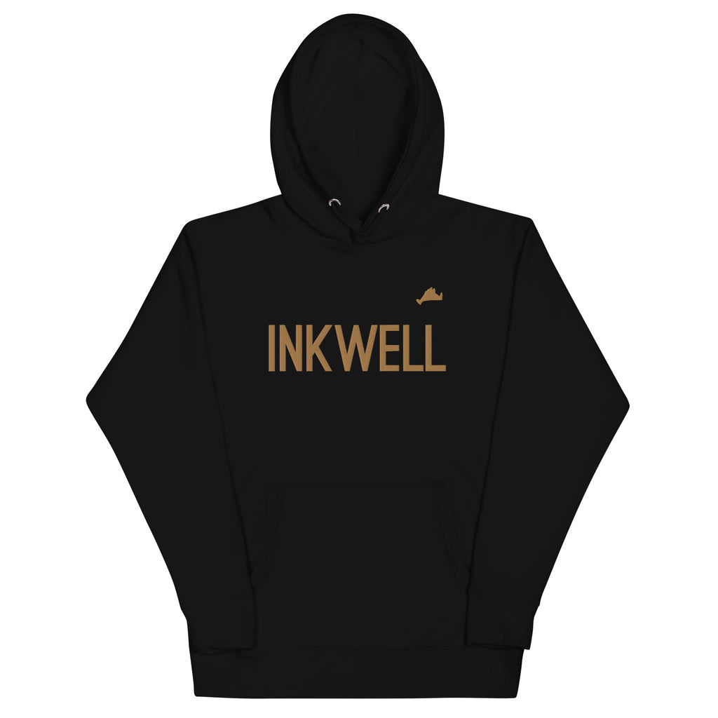 Gold Embroidered Inkwell Unisex Hoodie