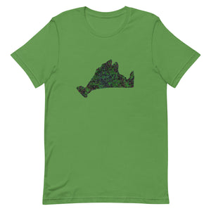 Short Sleeve Tee Shirt-Kaleidoscope Green