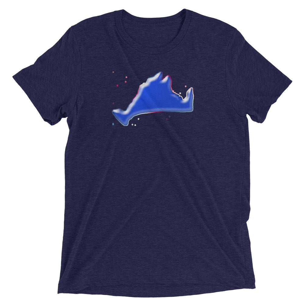 Short sleeve fitted Tee Shirt-Blue Skies