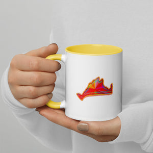 Golden Mug with Color Inside